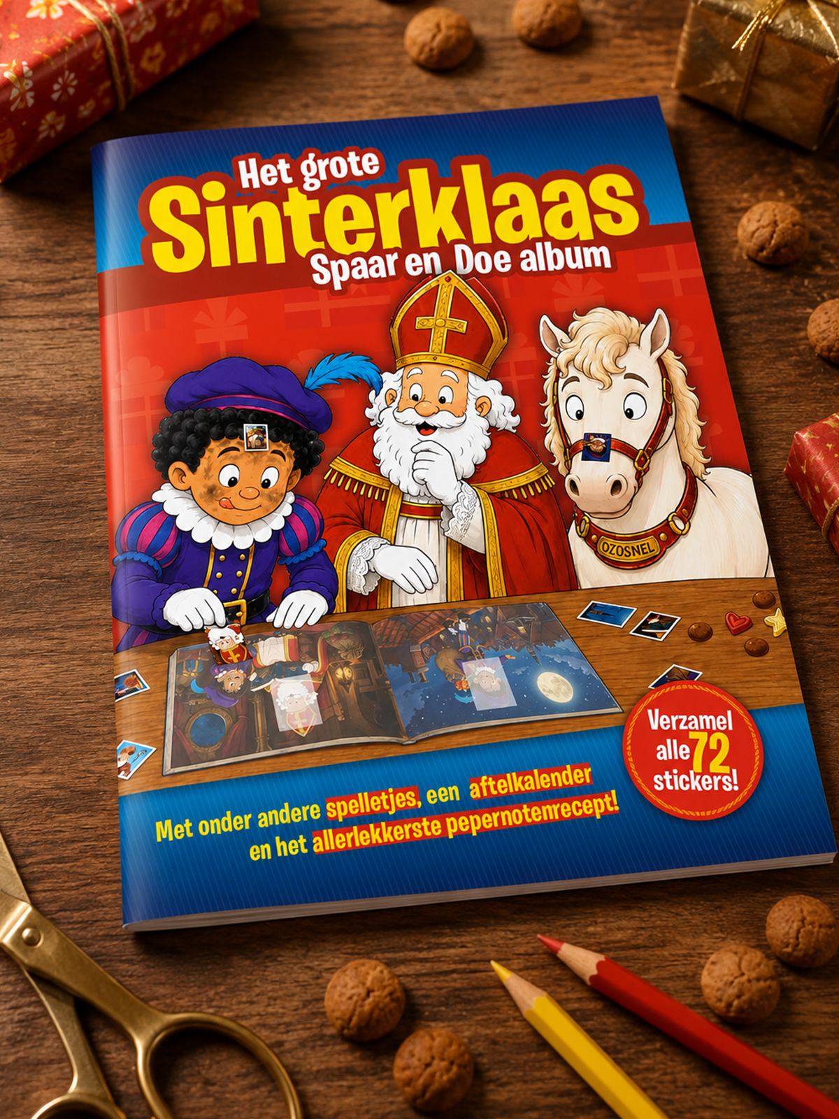 Het grote Sinterklaas Spaar- en Doe-album voor supermarkten